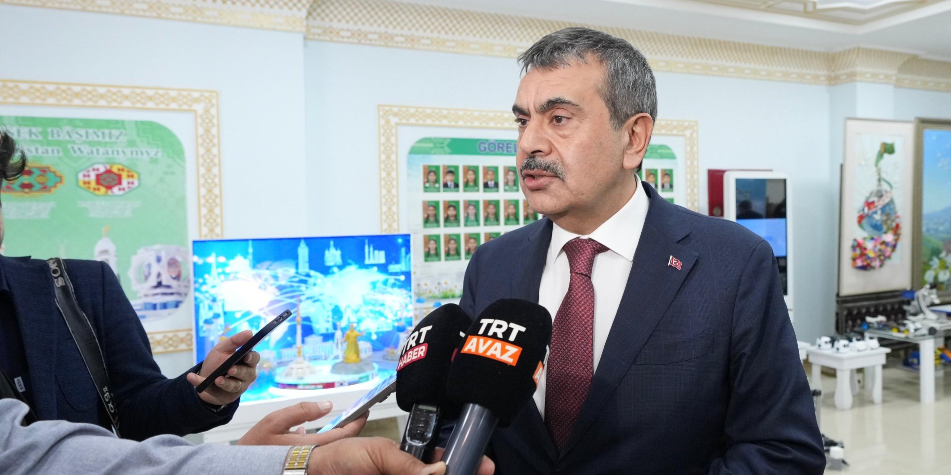 MINISTER TEKİN EVALUATES HIS VISIT TO TURKMENISTAN